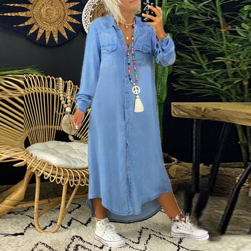Sofia™ | Maxijurk met lange mouwen