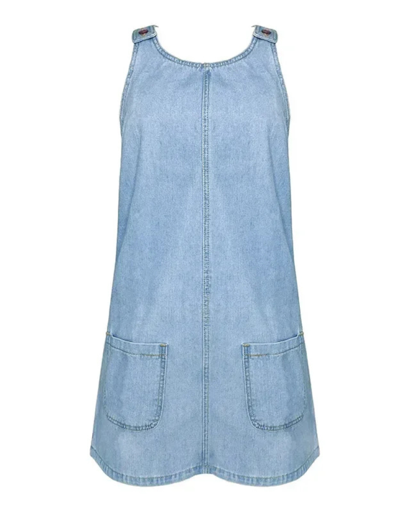Aveline™ | Zomerjurk van denim