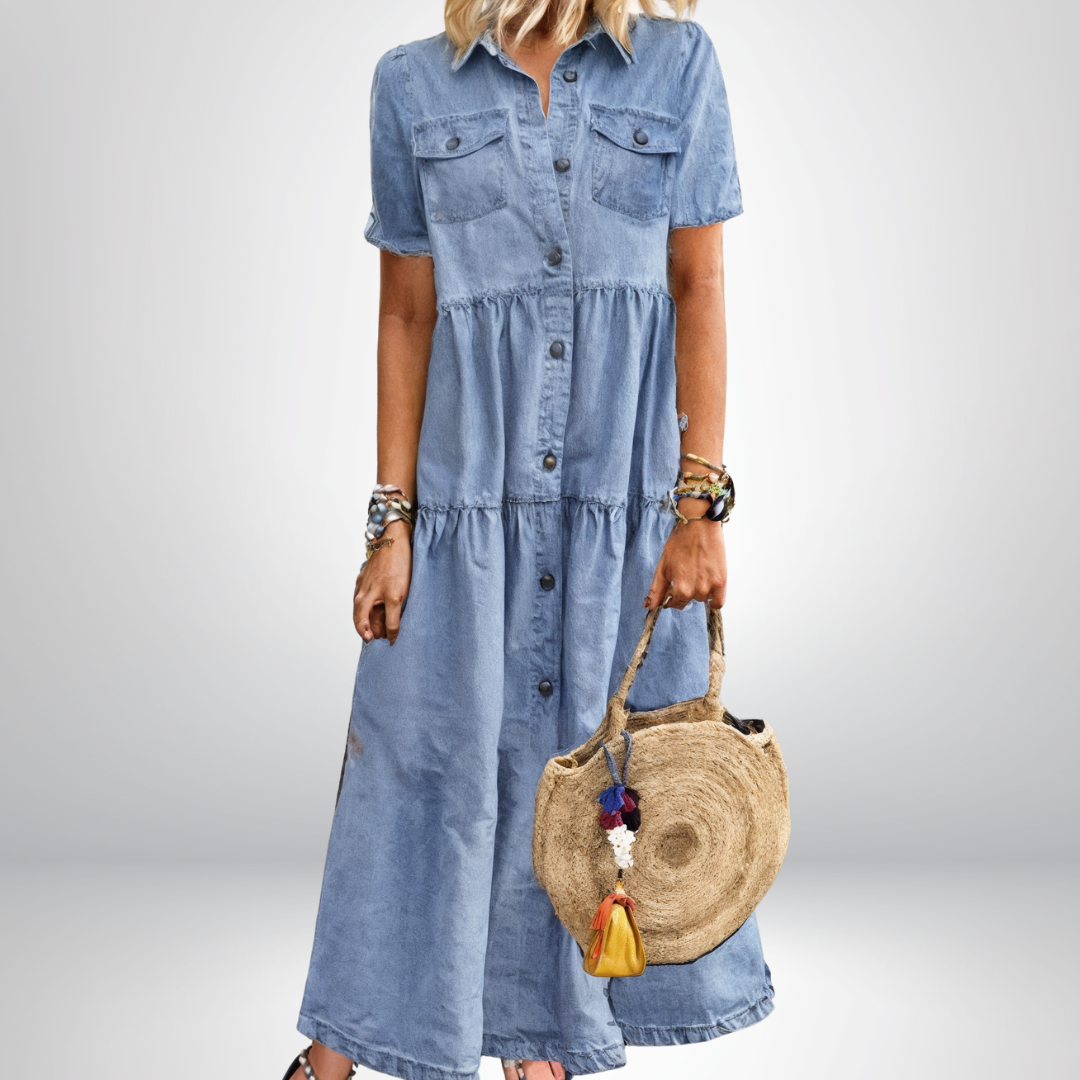 Sofia™ | Denim jurk