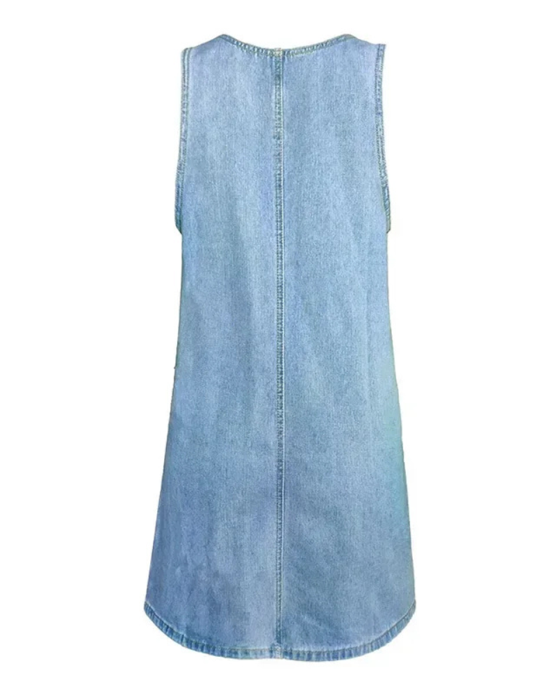Aveline™ | Zomerjurk van denim