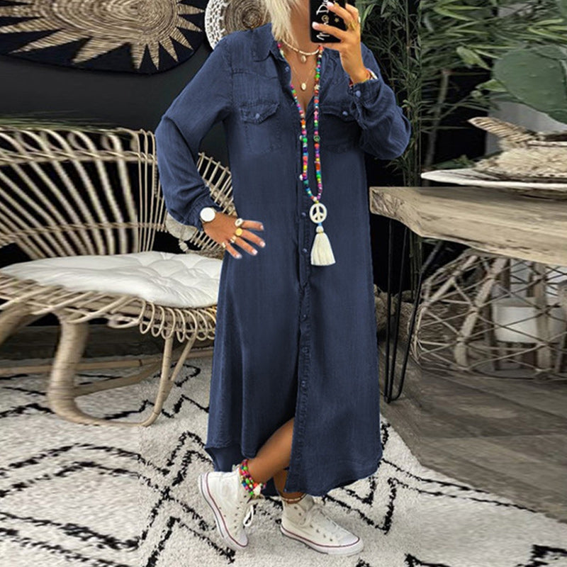 Sofia™ | Maxijurk met lange mouwen