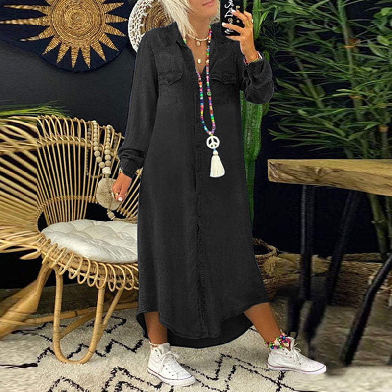 Sofia™ | Maxijurk met lange mouwen