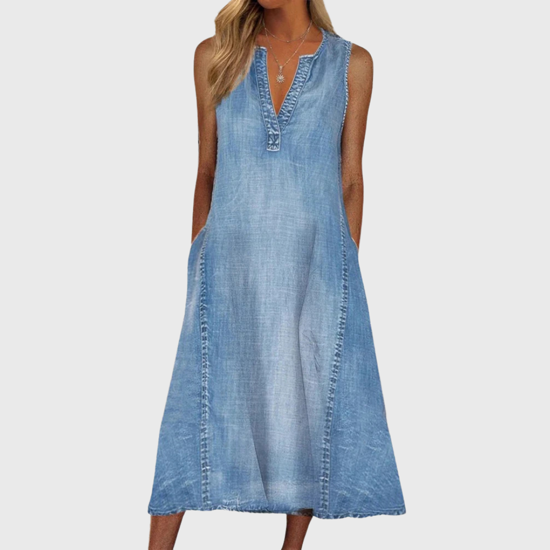 Sofia™ | Denim jurk