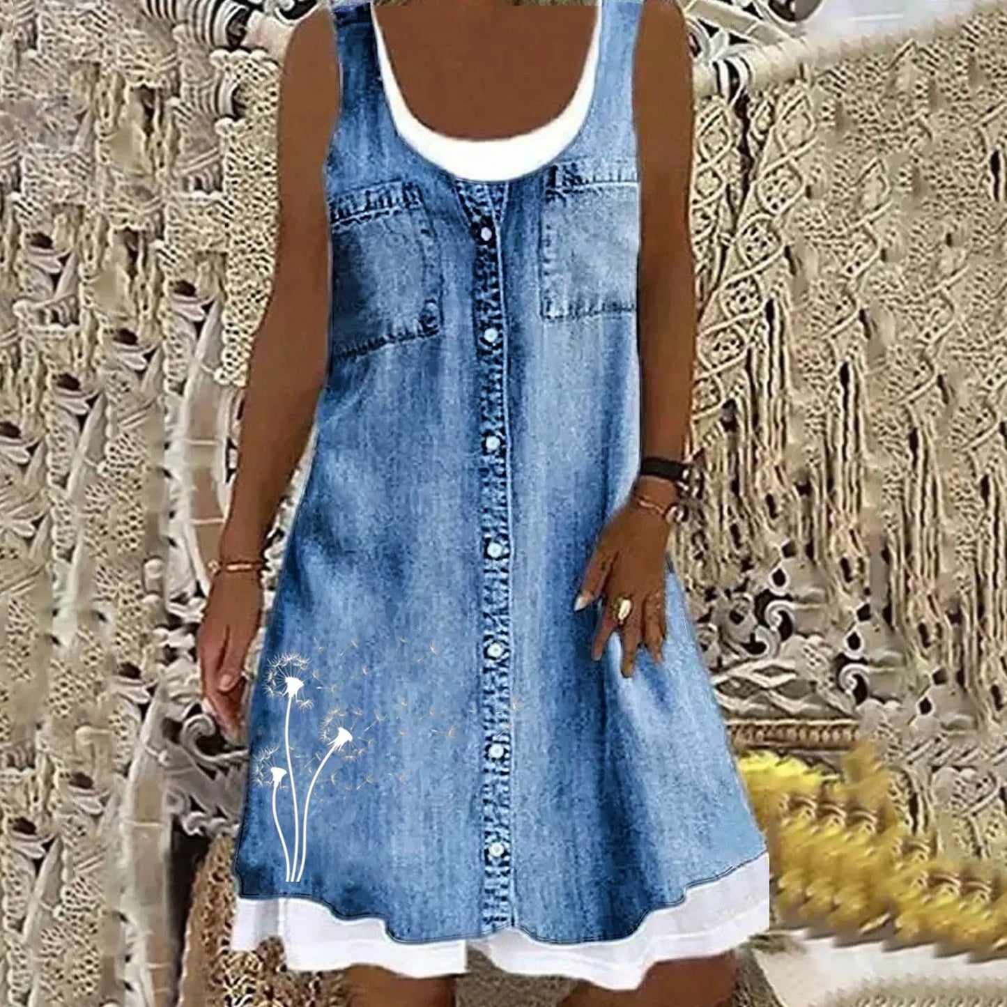 Sofia™ | Denim jurk