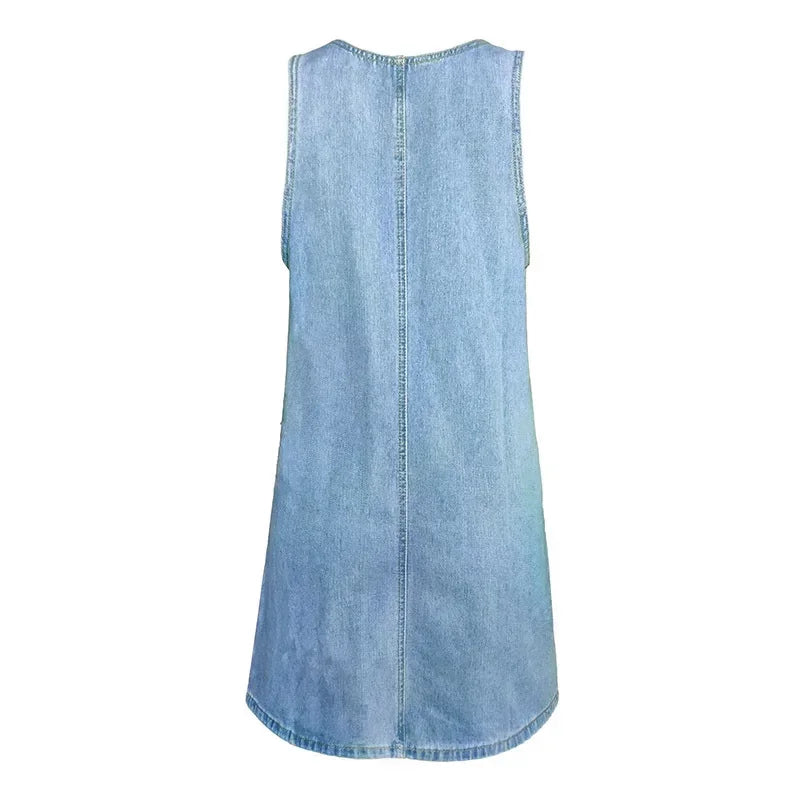 Sofia™ | Denim zomerjurk