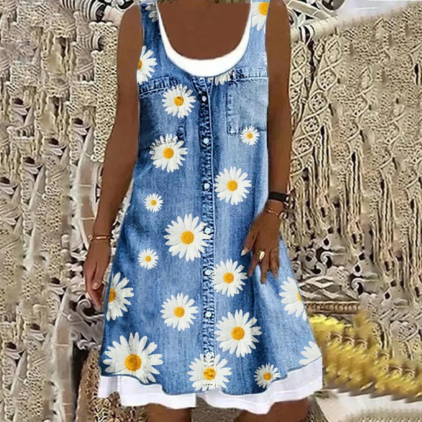 Sofia™ | Denim jurk