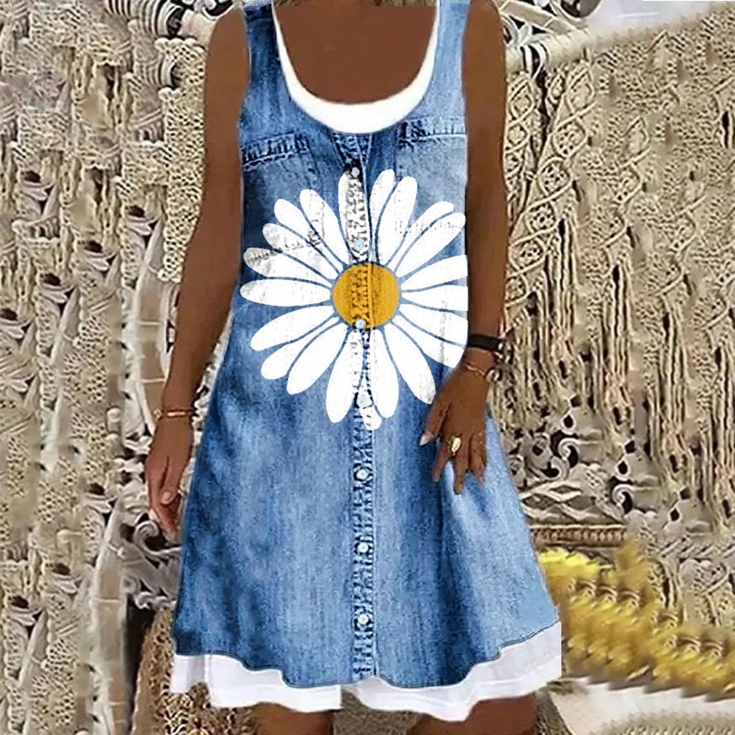 Sofia™ | Denim jurk