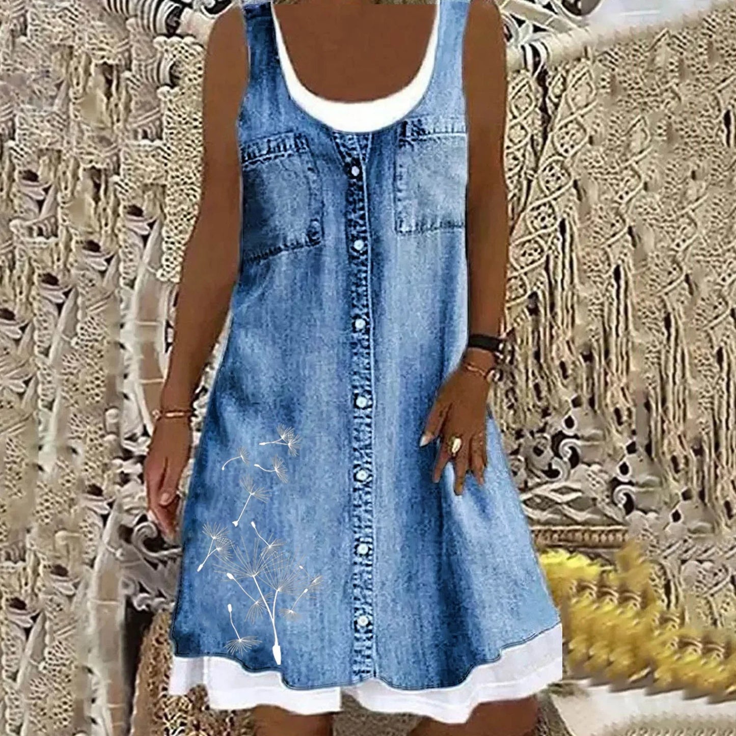 Sofia™ | Denim jurk