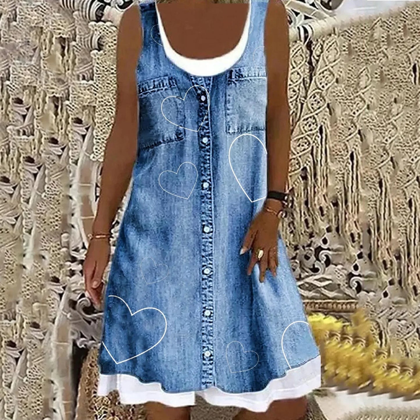 Sofia™ | Denim jurk