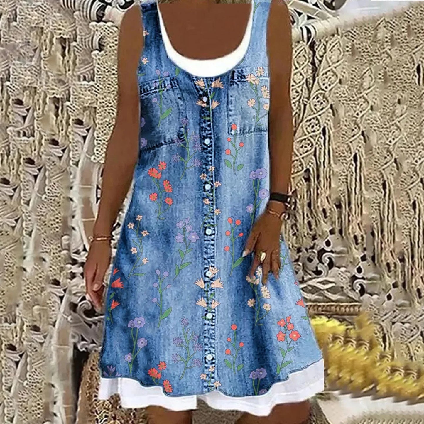 Sofia™ | Denim jurk
