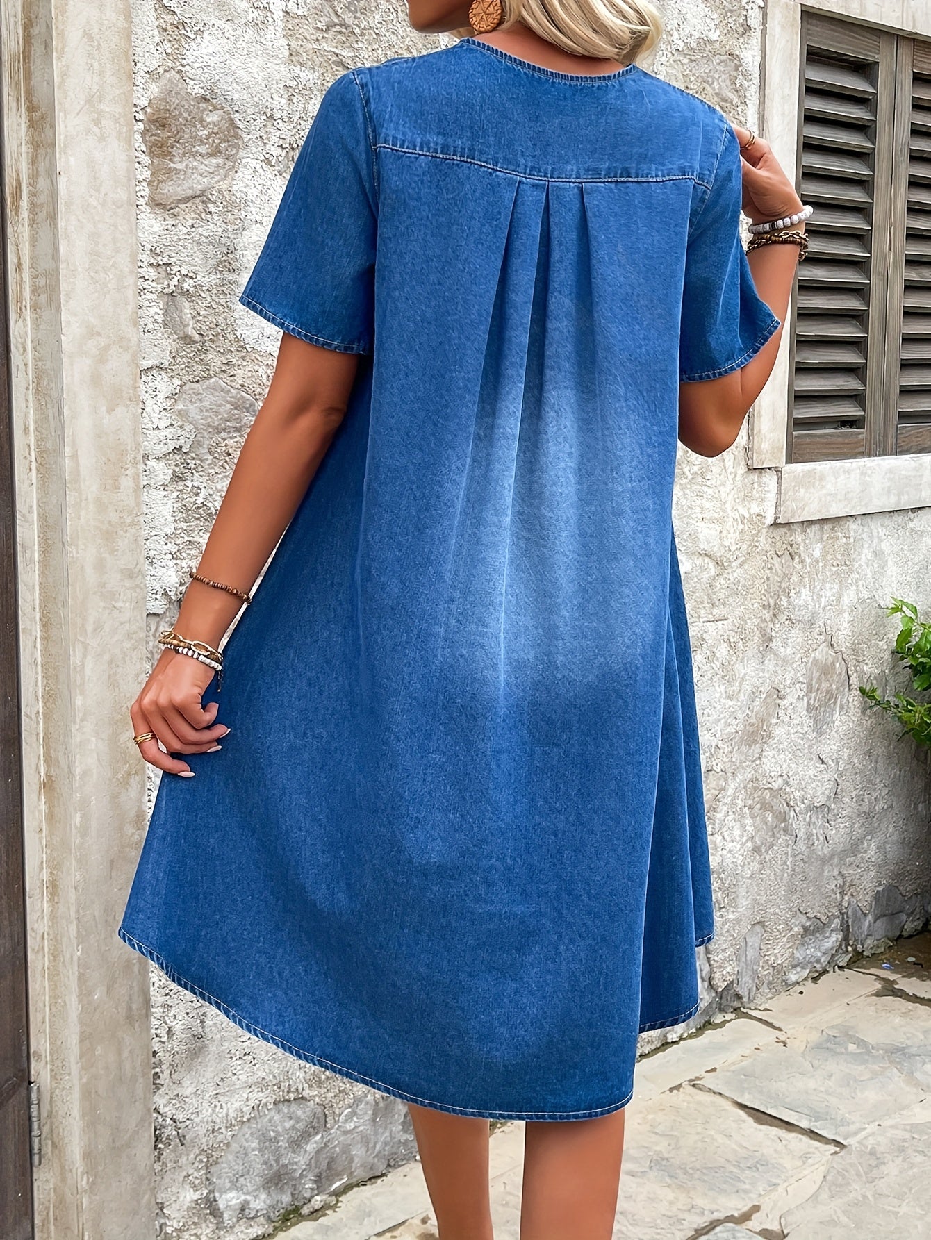 Sofia™ | Denim zomerjurk