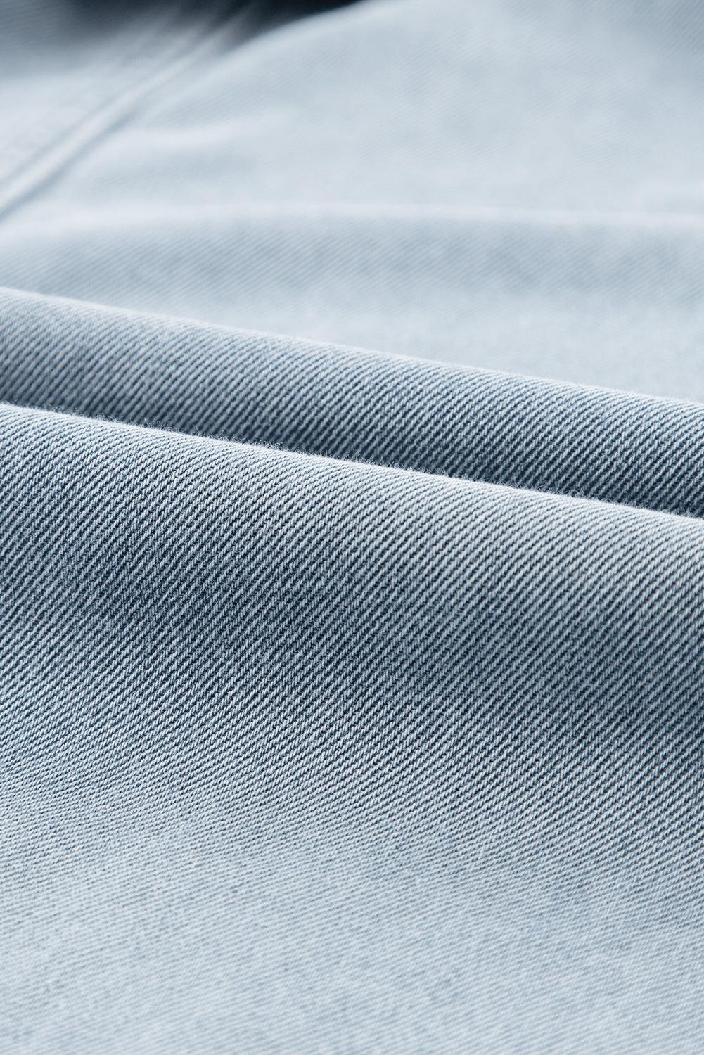 Sofia™ | Denim jurk met vleermuismouwen