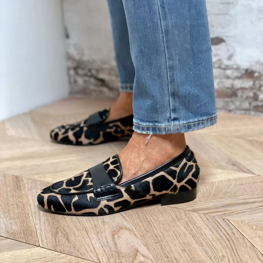 Liva™ | Loafer met Dierenprint