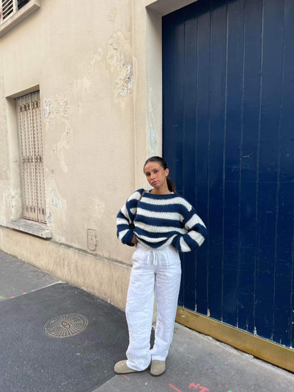 Ivy | Striped Knit Sweater