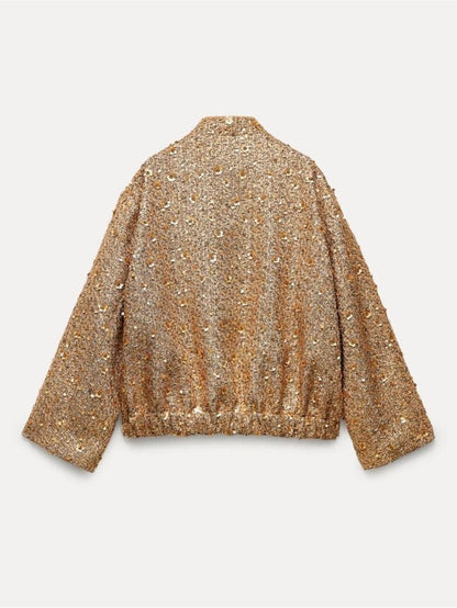 Janne | Gouden Sequin Jas