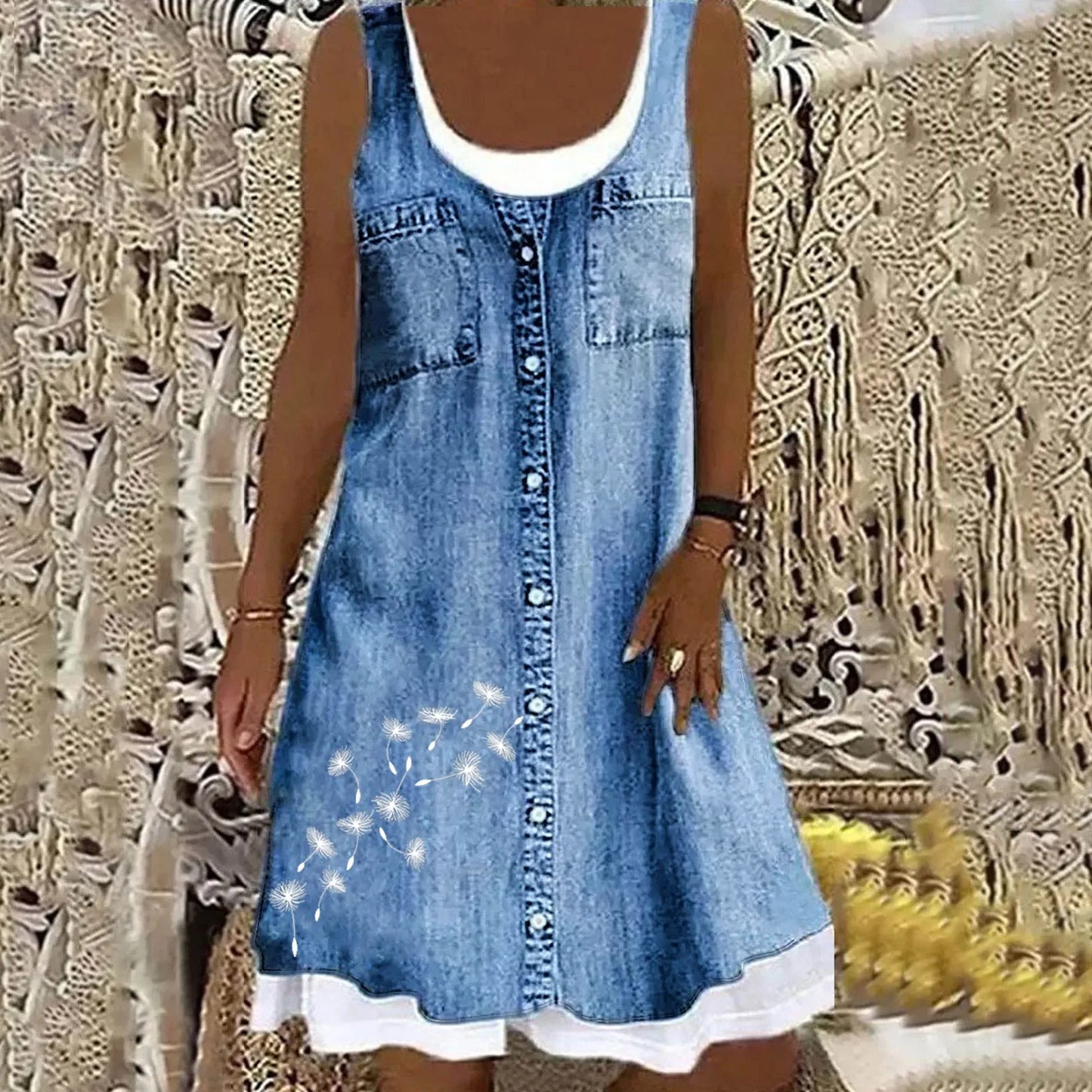 Sofia™ | Denim jurk