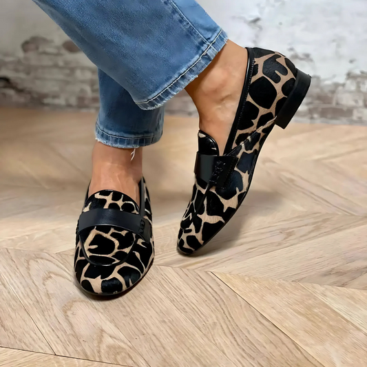 Liva™ | Loafer met Dierenprint